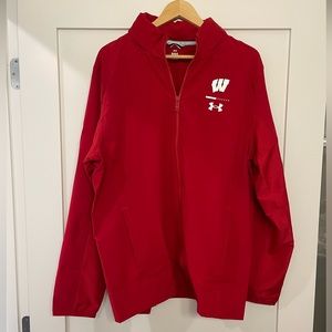 Under Armour Wisconsin Full Zip Size Large